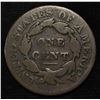 Image 2 : 1828 CORONET HEAD LARGE CENT FINE