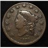 Image 1 : 1830 CORONET HEAD LARGE CENT F/VF