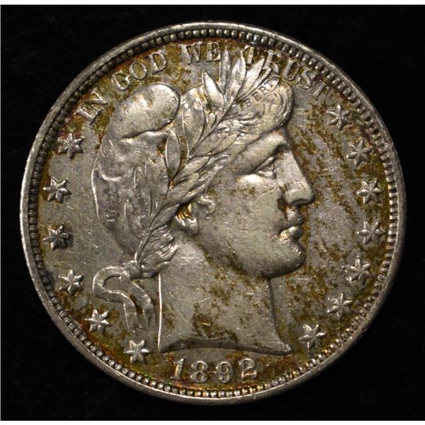 1892-O BARBER HALF DOLLAR AU/BU