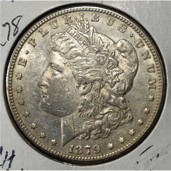 1879-S RV 78 MORGAN DOLLAR CH AU