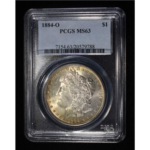 1884-O MORGAN DOLLAR PCGS MS-63