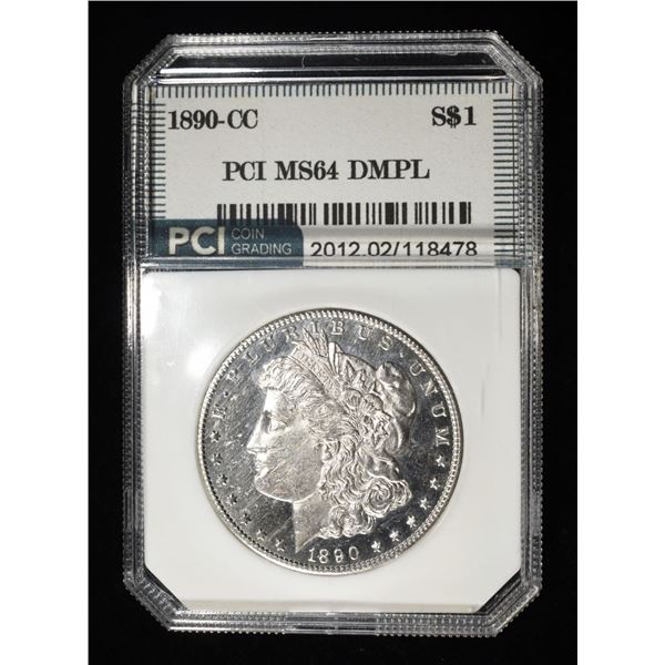 1890-CC MORGAN DOLLAR PCI CH/GEM BU DMPL
