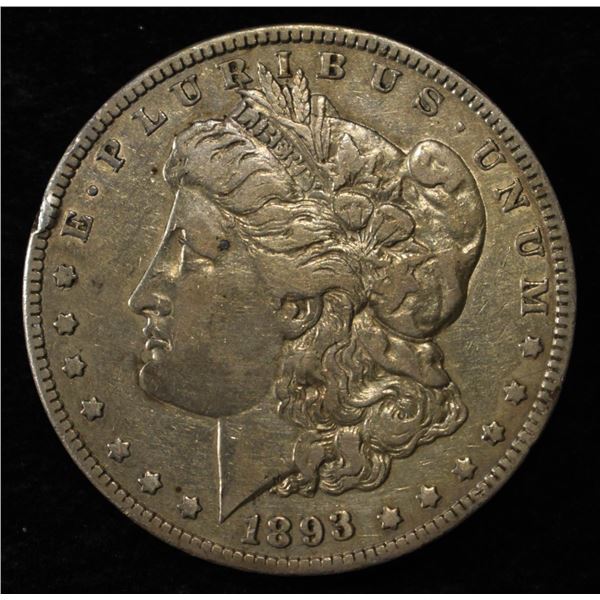 1893-O MORGAN DOLLAR VF/XF