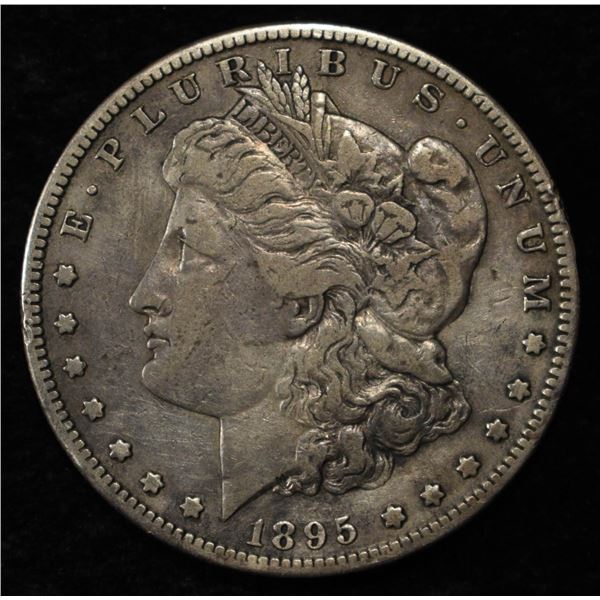 1895-S MORGAN DOLLAR VF