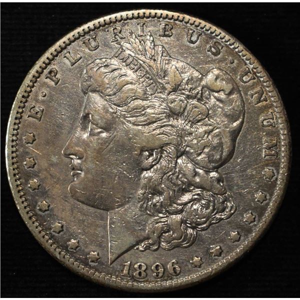1896-S MORGAN DOLLAR AU