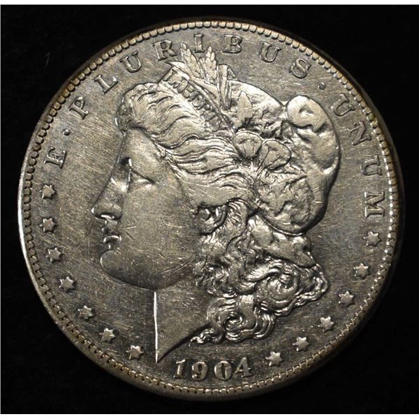 1904-S MORGAN DOLLAR AU