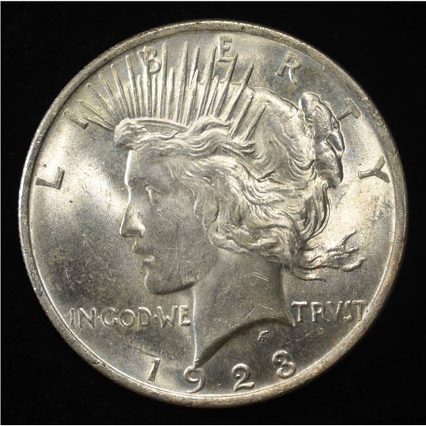 1923 PEACE DOLLAR CH BU
