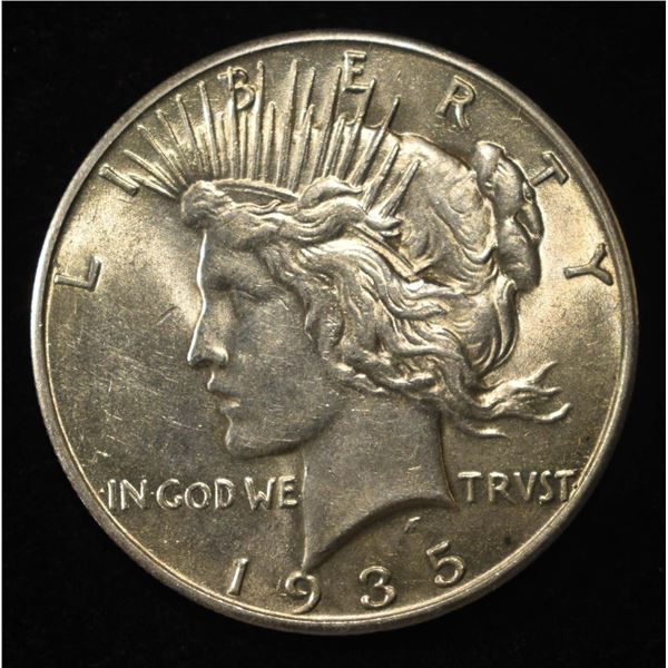 1935 PEACE DOLLAR BU