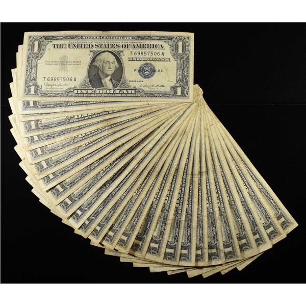 (26) SILVER CERTIFICATES F & VF