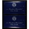Image 1 : (2) 1971 EISENHOWER UNC SILVER DOLLARS