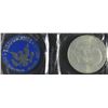 Image 2 : (2) 1971 EISENHOWER UNC SILVER DOLLARS