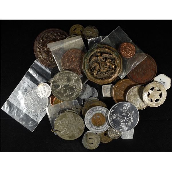 (49) MISC. TOKENS AND MEDALS