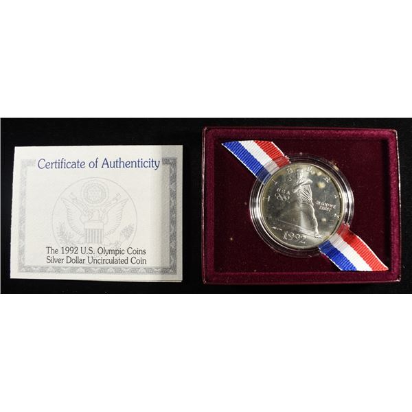 1992-D $1 COMMEM OLYMPIC