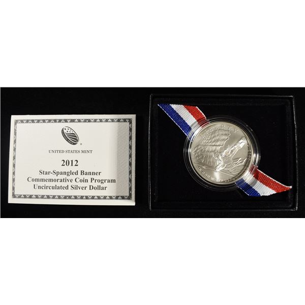 2012-P $1 COMMEM STAR-SPANGLED BANNER