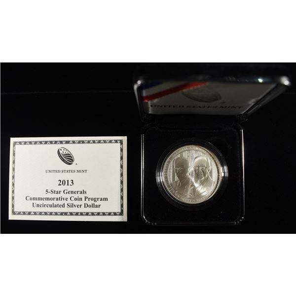 2013-W $1 COMMEM 5-STAR GENERALS