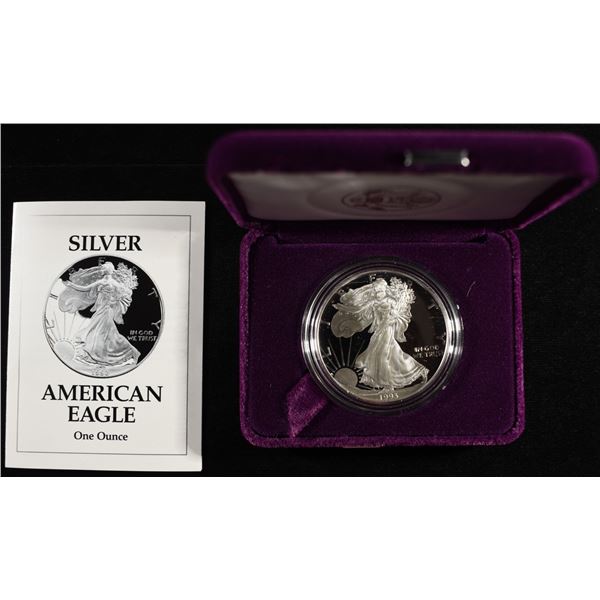 1993-P AMERICAN SILVER EAGLE PROOF