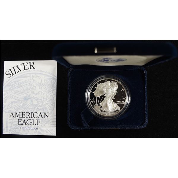1999-P AMERICAN SILVER EAGLE PROOF