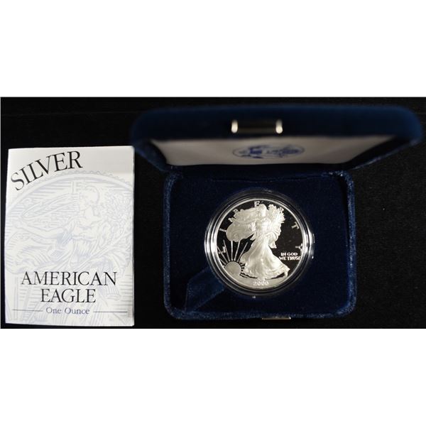 2000-P AMERICAN SILVER EAGLE PROOF