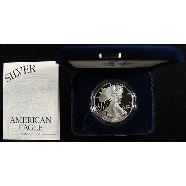 2001-W AMERICAN SILVER EAGLE PROOF
