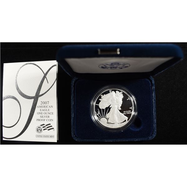 2007-W AMERICAN SILVER EAGLE PROOF