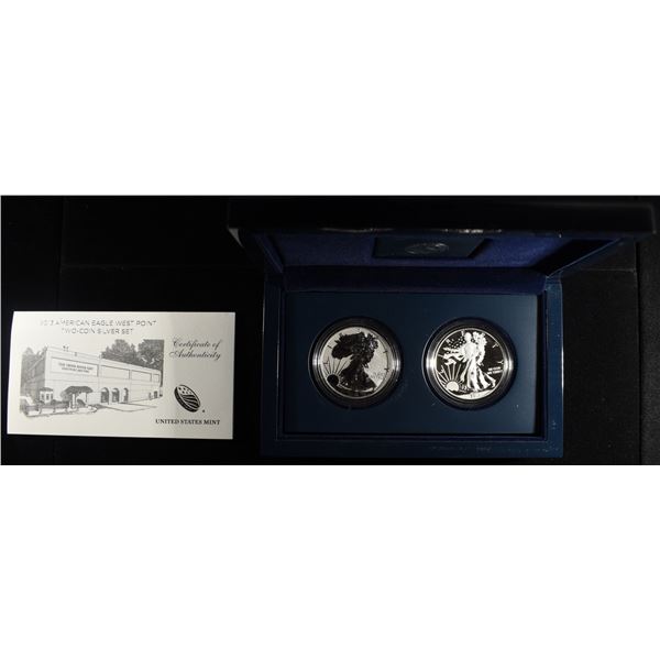 2013-W AMERICAN EAGLE WEST POINT TWO-COIN SET