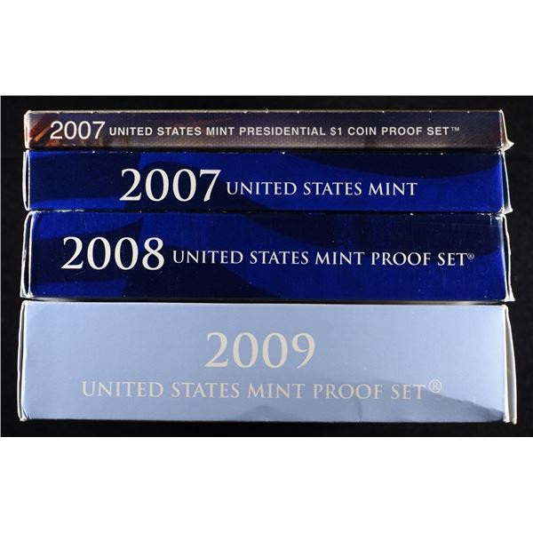 2007, 08, 09 US PROOF SETS