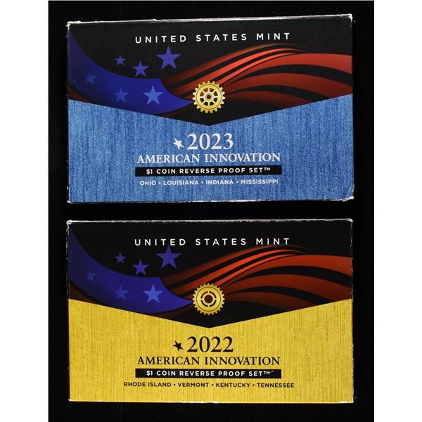 2022 & 2023 $1 INNOVATION REVERSE PROOF SET