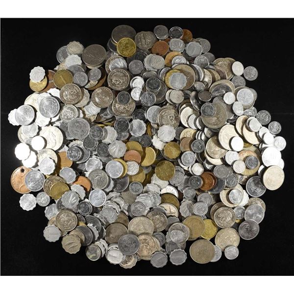 5 LB FOREIGN COINS NON- SILVER