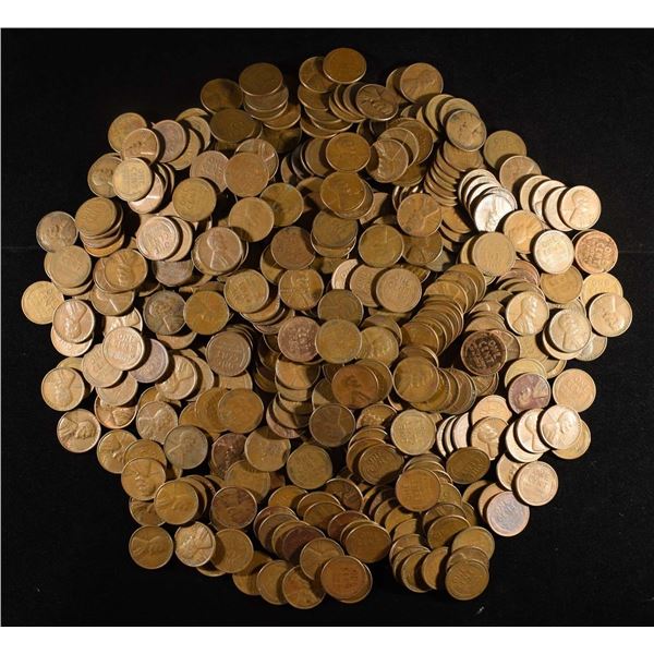 (500) WHEAT CENTS: MIXED DATES