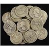 Image 1 : (20) 90% SILVER WASHINGTON QUARTERS