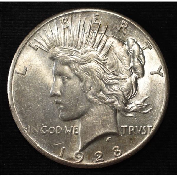 1928 PEACE DOLLAR CH BU