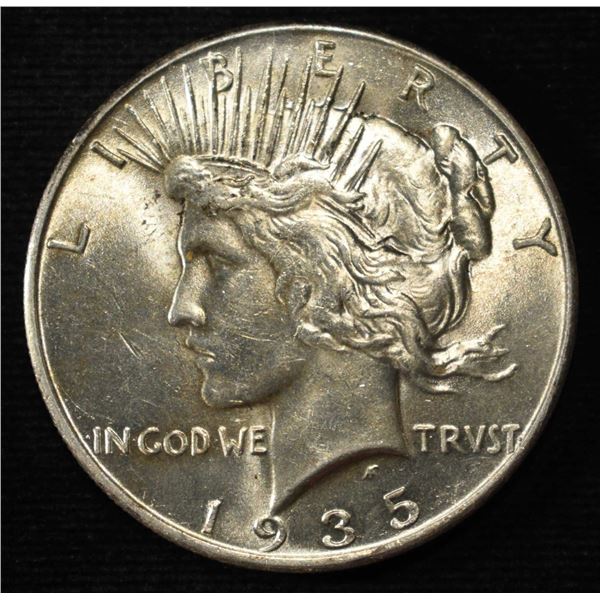 1935 PEACE DOLLAR CH BU