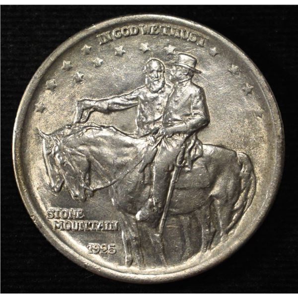 1925 STONE MOUNTAIN COMMEM HALF AU/BU