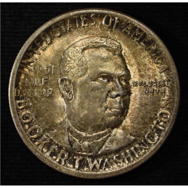 1951 50C COMMEM BROOKER T. WASHINGTON