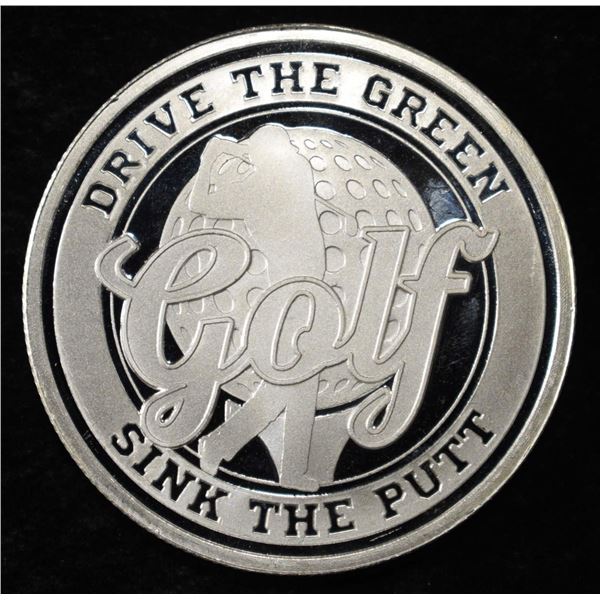 GOLF 1 OZ .999 SILVER ROUND