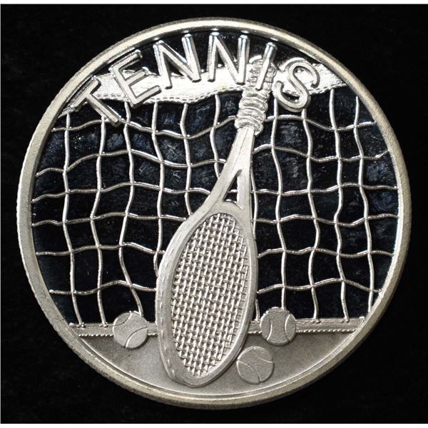 TENNIS 1 OZ .999 SILVER ROUND