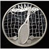 Image 1 : TENNIS 1 OZ .999 SILVER ROUND