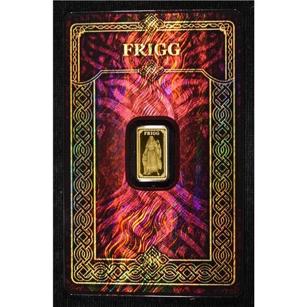FRIGG 1/100TH OZ .9999 GOLD BAR