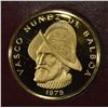 Image 3 : 1975 PANAMA 100 BALBOA GOLD WITH CERT