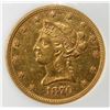 Image 2 : 1870 LIBERTY $10 GOLD PCI BU