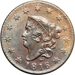 1816 N-4 R2 PCGS graded MS64 BR