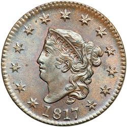 1817 N-6 R1PCGS graded MS65 Brown