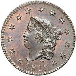 1817 N-8 R2 PCGS graded MS65 Brown