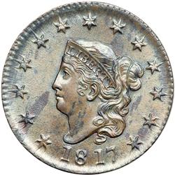 1817 N-9 R2 Outlined Mouse PCGS graded MS63 Brown