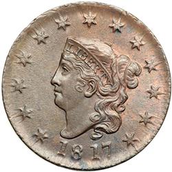 1817 N-9 R2 Mouse Top PCGS graded MS64 Brown