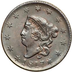 1817 N-10 R1PCGS graded MS63 Brown