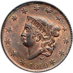 1819 N-3 R3 PCGS graded MS64 Red & Brown