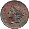 1839 Coronet Head 1C PCGS MS64 BR
