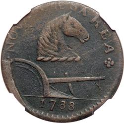 1788 New Jersey Maris 75-bb R4 Running Fox type