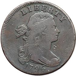 1796 S-103 R4+ Draped Bust with LIHERTY Error